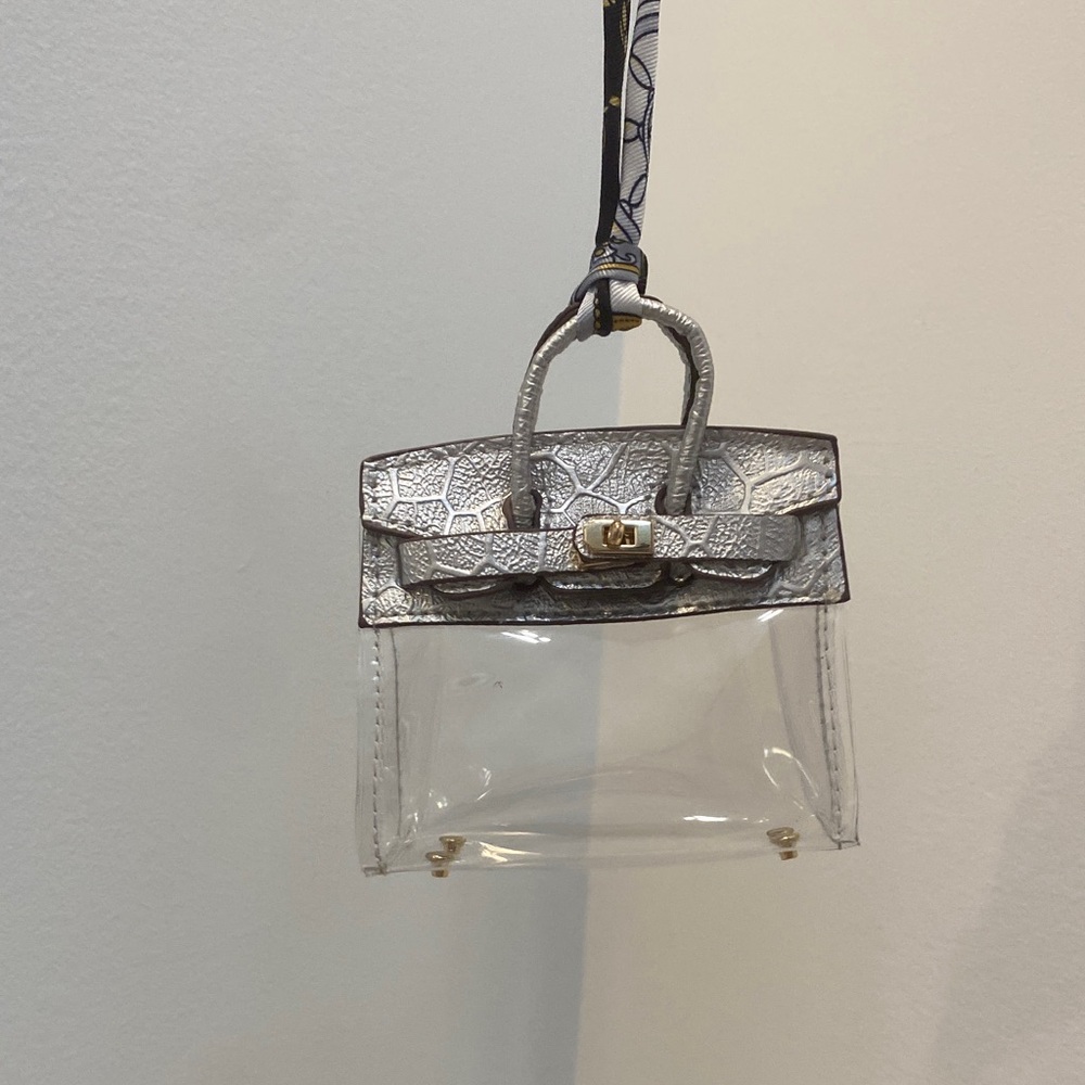 Mini Transparent Bag Charm | AirPods, Jewelry & Coin Holder